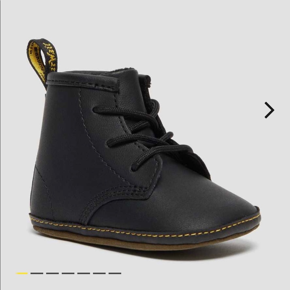Doc Martens Newborn 1460 Auburn Leather Booties size 1